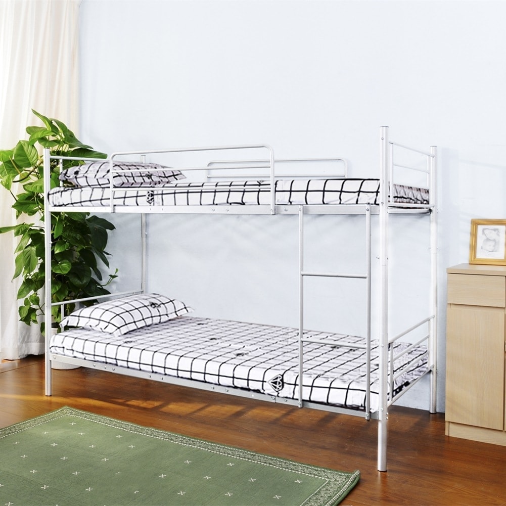 [今買いたいが特価]【値上げ予定スチール12月14日～】二段ベッド耐震2段ベッドパイプベッド大人用可ベッド子供ベッドシングル