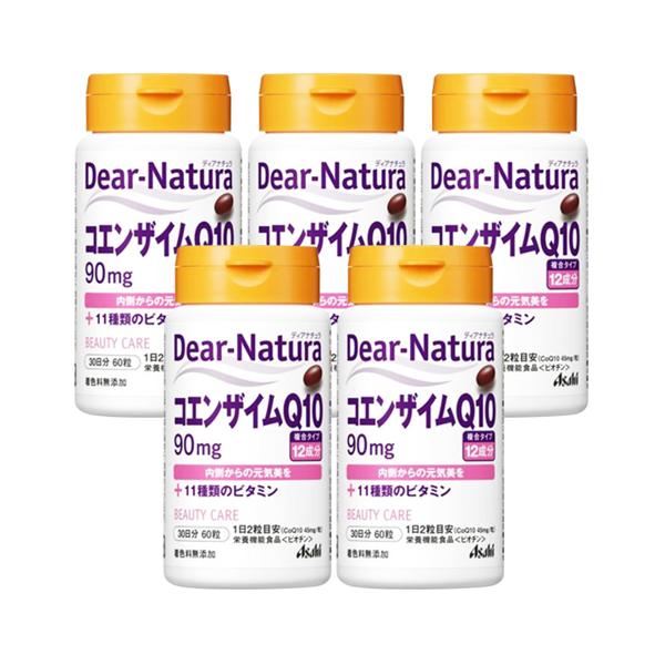 5個セット アサヒ ディアナチュラ コエンザイムQ10 60粒