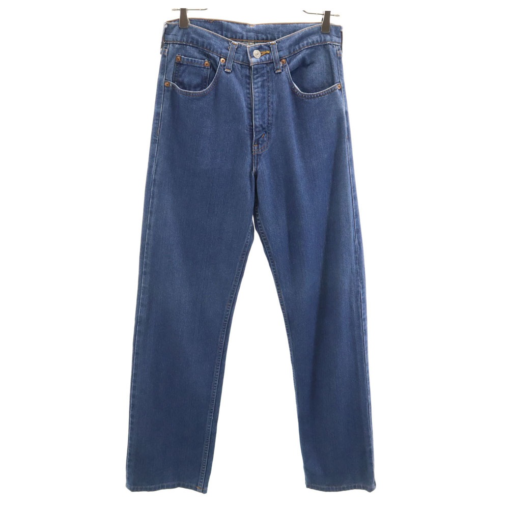 90s 512 オールド 日本製 レーヨンブレンド デニム スラックスパンツ w29 ブルー メンズ