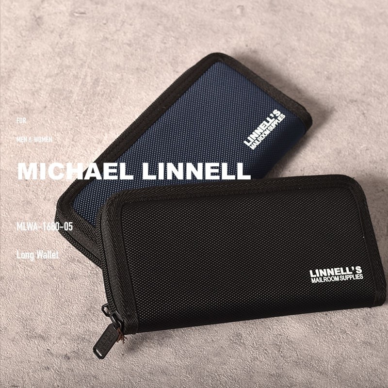 財布 長財布 ラウンドファスナー 長札 ロングウォレット お財布 メンズ レディース マイケルリンネル MLWA-1680-05 ラウンドジップ長財布 MICHAEL LINNELL