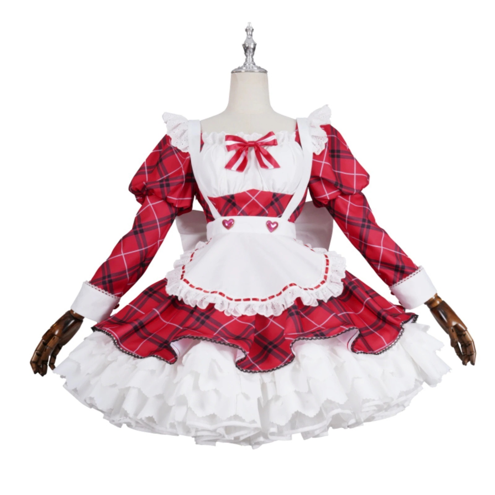 【3日出荷】アニメコスプレ カフェ風メイド服 ロリータワンピース