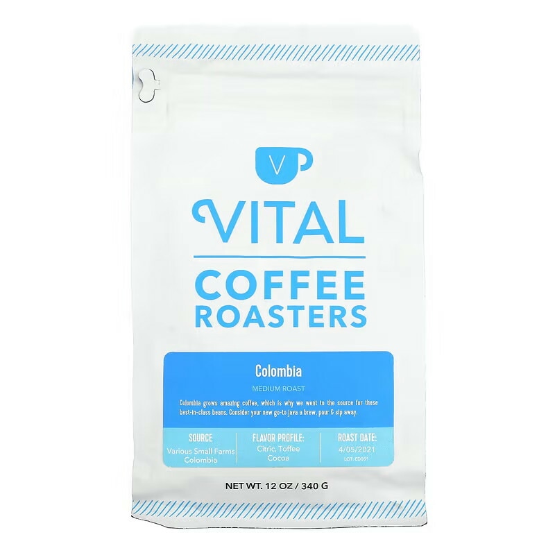 Vital Proteins　バイタル コーヒー ロースターズコロンビアミディアム ロースト12オンス（340g）