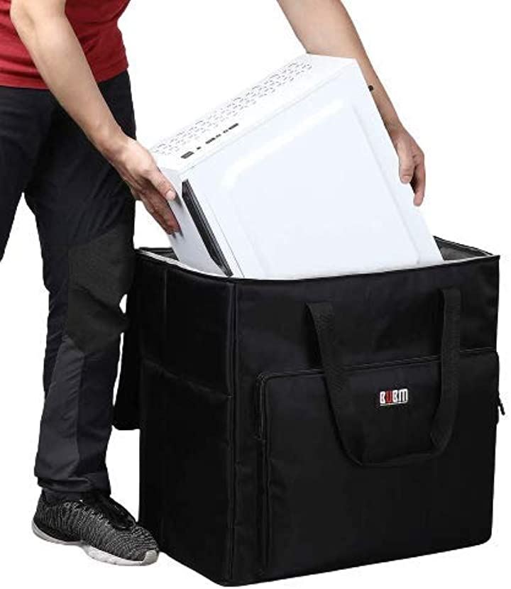 デスクトップ キャリーケース パソコン 防水 24インチ(ブラック, 24インチ)