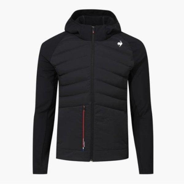 フードジップアップ NQJ QQ121EFT12-BLK トリコットボンディングフードジップアップ BLACK