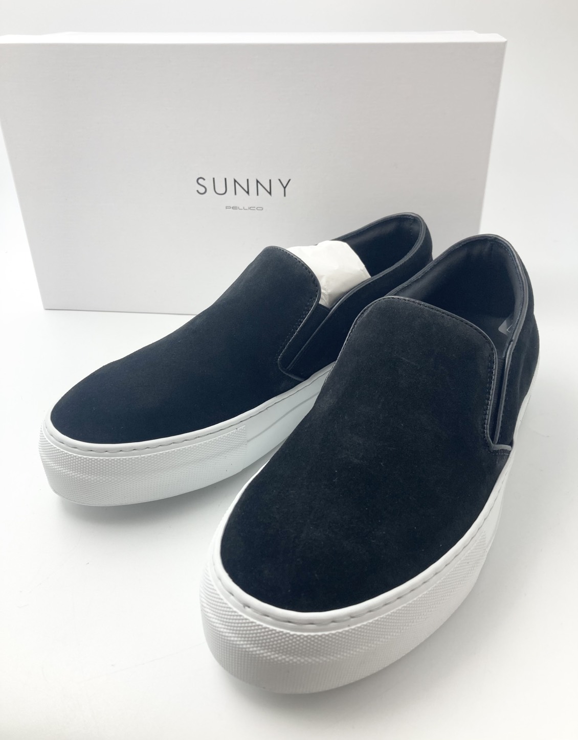 PELLICO　SUNNY　ペリーコサニー　GIOIA　M001　スエード　スリッポン　40　NERO