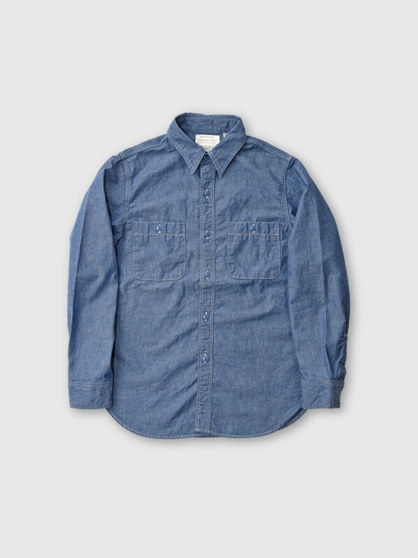 FULLCOUNT フルカウント シャンブレーシャツ 綿 100 Chambray Shirt 5oz Original Selved 4810-22