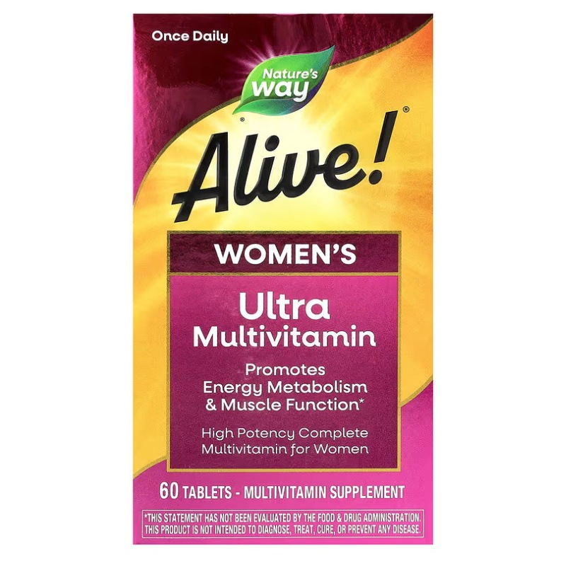 Natures Way Alive!（アライブ！） 女性向けウルトラマルチビタミン タブレット60粒