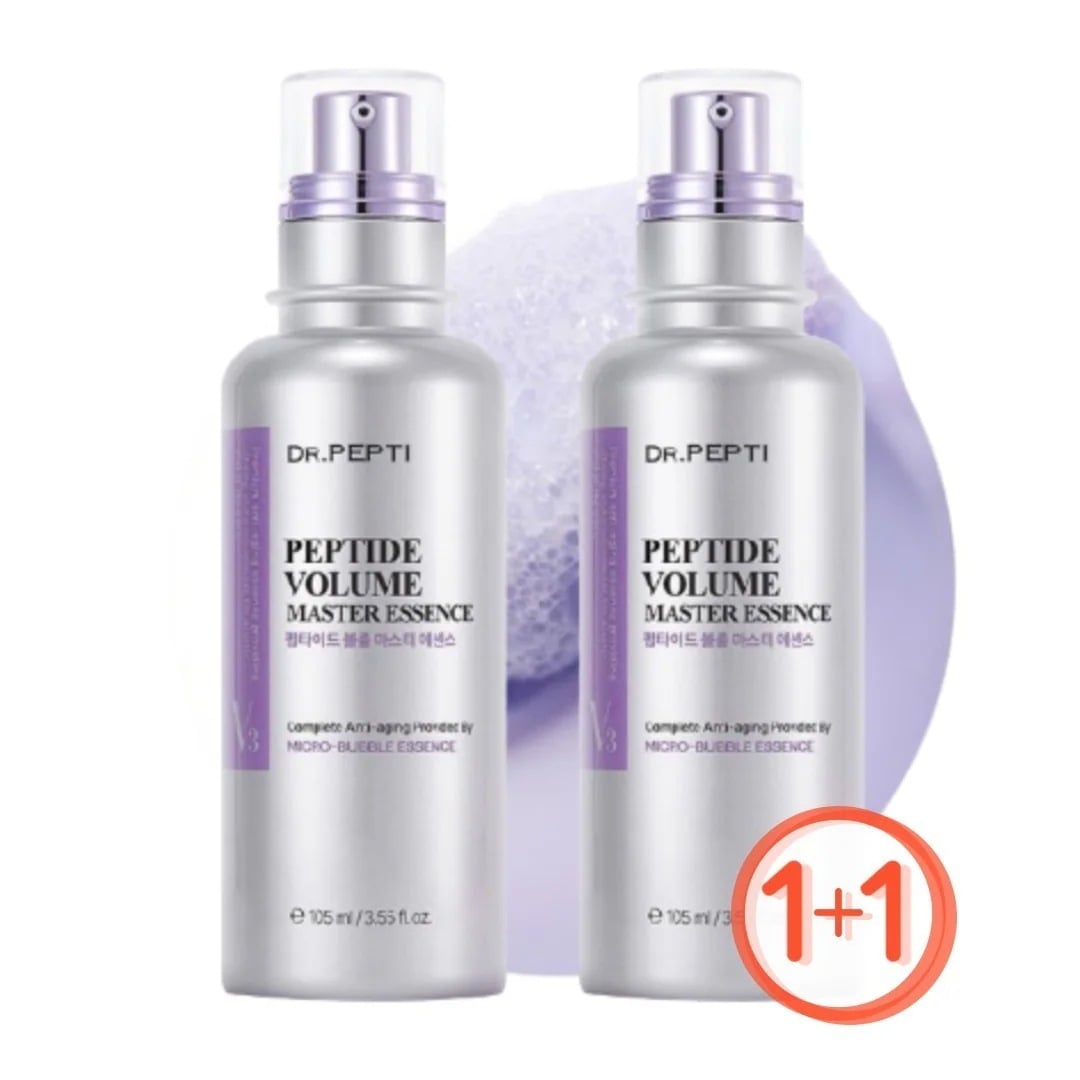 [ヒョクpick/企画セット1+1] ペプチドボリュームマスターエッセンス 105ml+105ml/バブルエッセンス/パープルバブル/美容液/リフティング/韓国コスメ