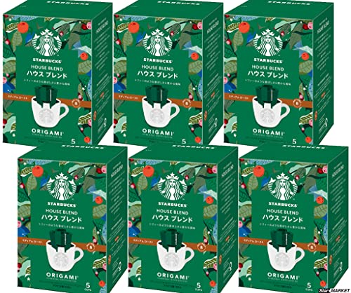 スターバックス ハウスブレンド （箱）オリガミ パーソナルドリップ コーヒー （5袋入）×6箱