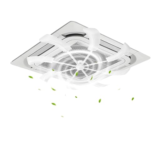 エアコン用ファン空調ファン天井扇風機分散天井扇風機空気循環業務用家庭用空調省エネ対策直接冷却空調効率向上取り付け簡単天井空調リビングルームオフィス工場に適しています (ホワイト)