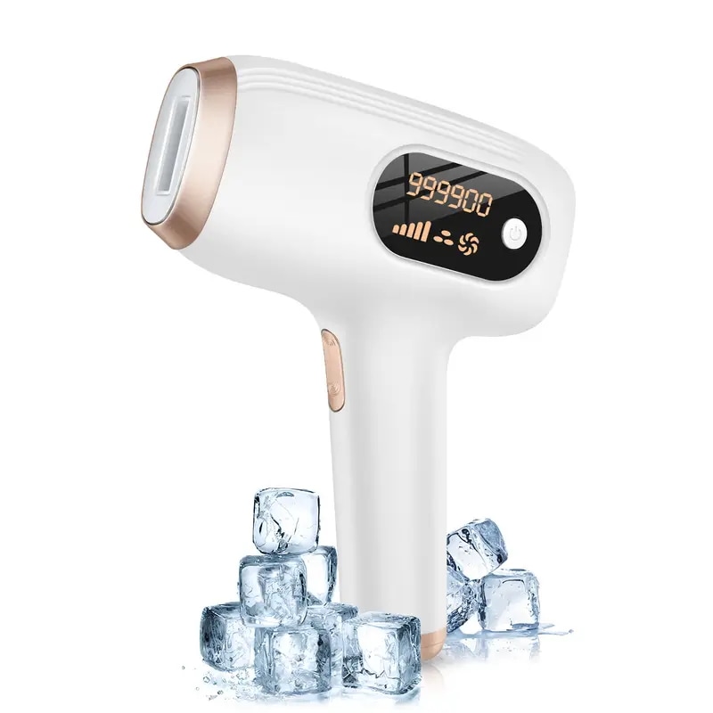 脱毛器【サロン級ハイパワー】だつもうき脱毛器 冷感機能付き 99万発 5段階レベル調節 手動/自動モード レディース メンズ 髭 顔 ボディ フェイス ヒゲ 脇 腕 全身 対応 男女兼用 家庭用脱毛器