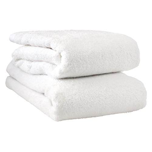 hiorie(ヒオリエ) ホテルスタイルタオル バスタオル 日本製 ふかふかボリューム 吸水 綿100% 無地 泉州タオル 選べる18色 2枚セット (オフホワイト)