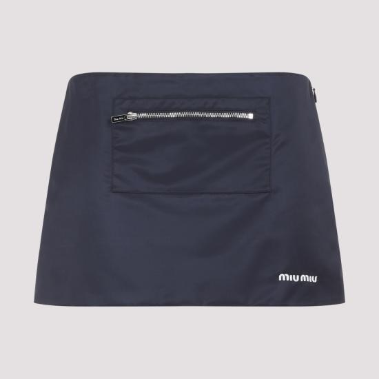 MIU MIU Women Mid Skirts MG2583SOOO 181A F0008 BLEU