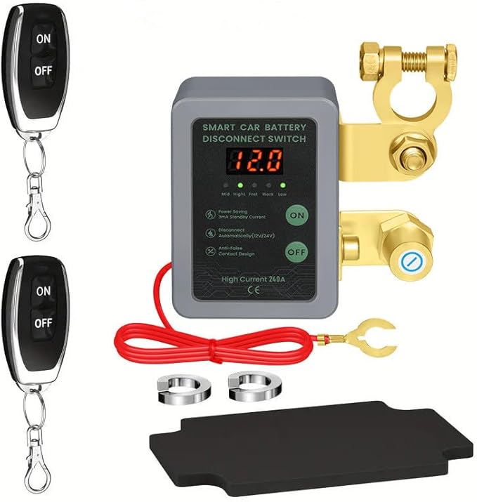 リモートカーバッテリーカットオフ - 12-24vキルスイッチ