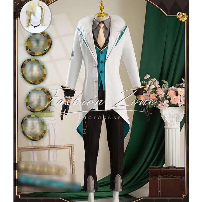 崩壊：スターレイル 風 アベンチュリンAventurine 崩鉄ライブ コスプレ衣装 ウィッグ cosplay ハロウィン 演出服 変装