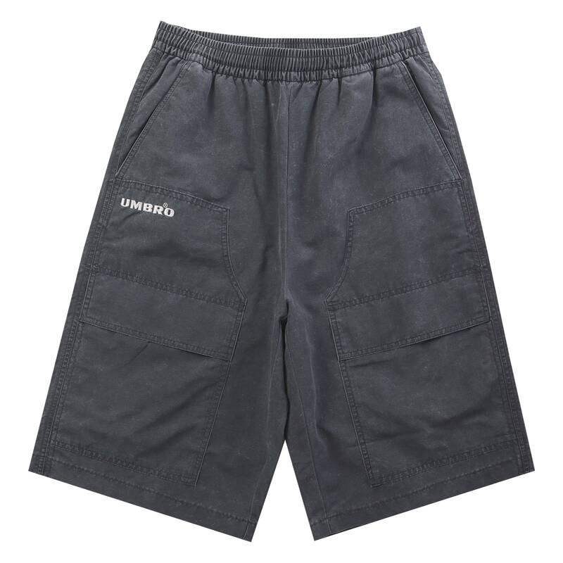 공용 HBL 엄그레이 워싱 6부 버뮤다 우븐 반바지 UR121CHP21 DCH 1785746 UR121CHP21DCH