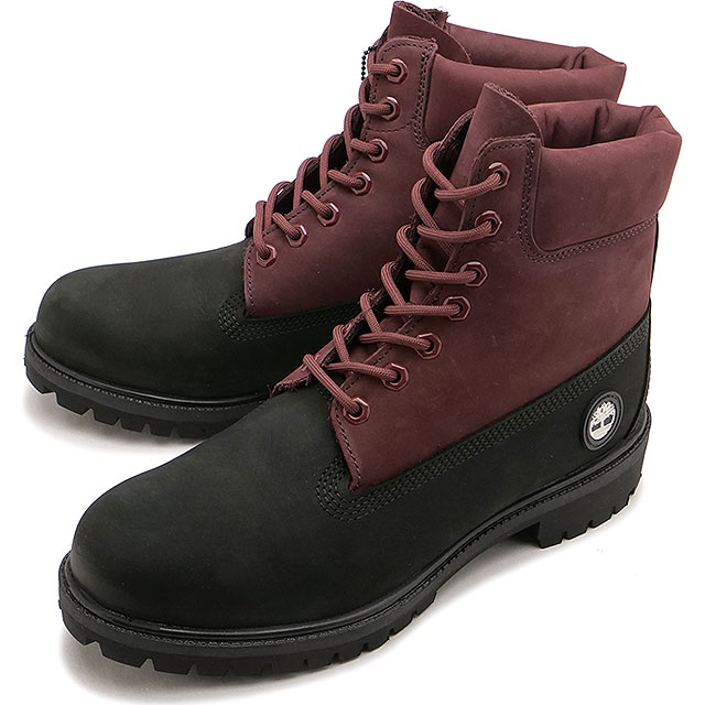 6インチプレミアムブーツ ウォータープルーフ [A2P6W-EJE] 6 INCH Premium WP BOOT メンズ 靴 防水 ヌバックレザー BLACK-NUBUCK/BURGUNDY