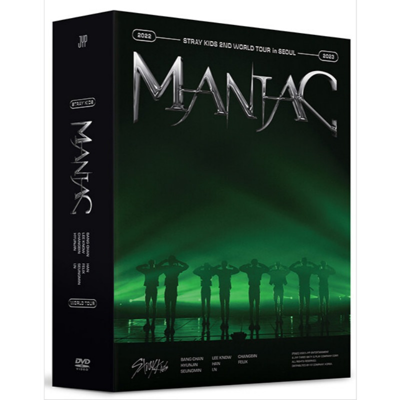 Stray Kids 2nd World Tour MANIAC in SEOUL DVD (3disc)