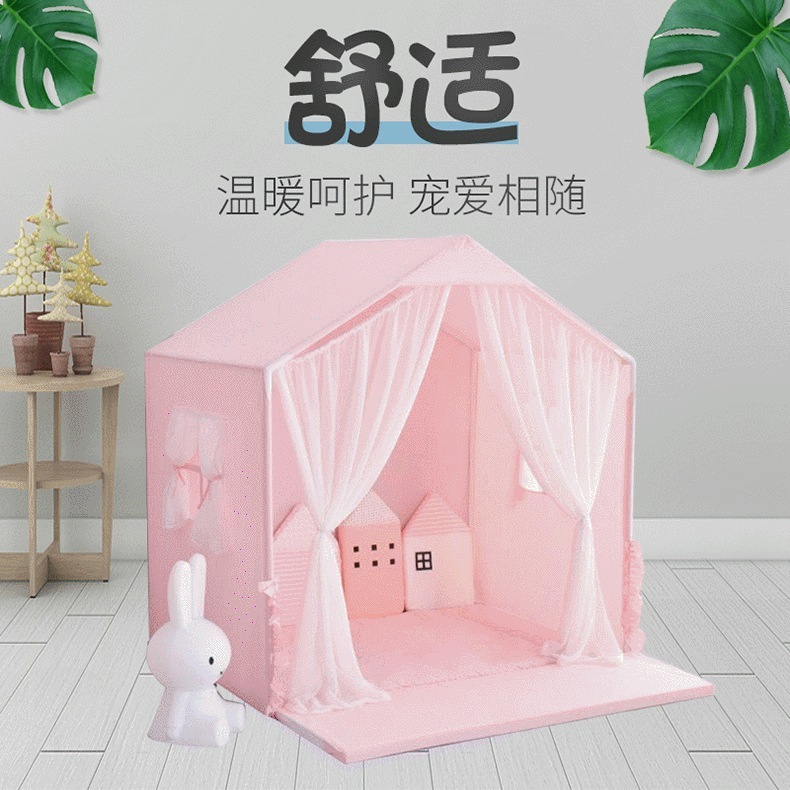 犬小屋の泰迪の小型犬のペットの王女のベッドは春夏テントを分解して洗うことができます