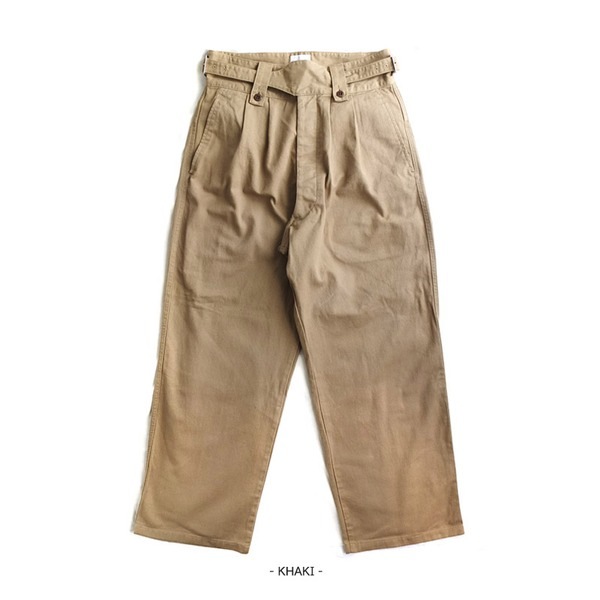 オーストリア軍 1960s グルカ パンツ レプリカ 4 XL相当 カーキ 綿100％ ミリタリーパンツ ミリタリーウェア 軍パン 軍モノ