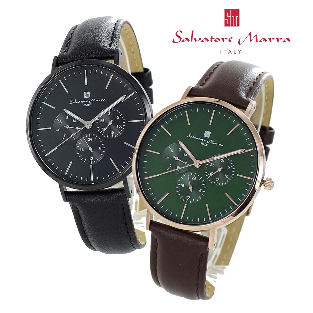サルバトーレマーラ 国内正規品 腕時計 手表 ペアウォッチ カップル おしゃれ 大人 シンプル カジュアル ビジネス お出かけ お揃い メンズ レディース 時計 アナログ 日付 カレンダー