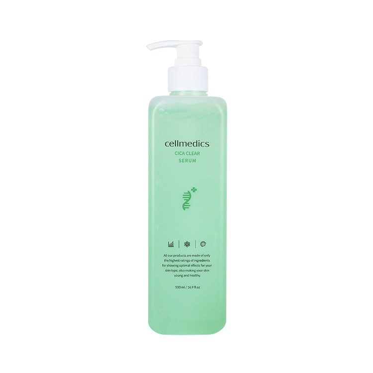 cellmedics シカクリアセラム500ml油水分バランス皮脂コントロール鎮静抗菌抗炎肌バリア強化 - 韓国生産