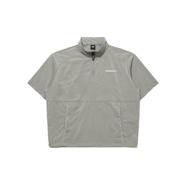 クラシックプラス半袖スタンドネックアノラックUR121CWT33GKA