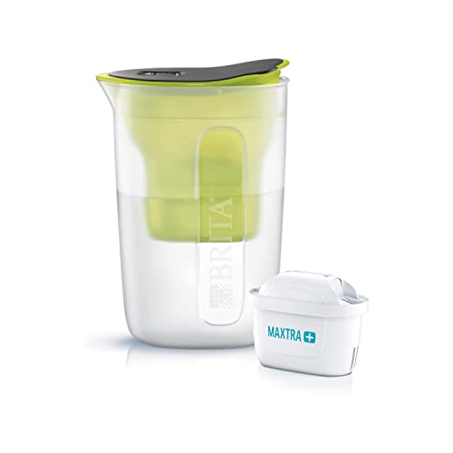 ブリタ 浄水器 ポット型 PFOS/PFOA除去試験済 ろ過水容量1.0L 全容量1.5L【日本正規品】ファン ライム マクストラプラス カートリッジ 1個付