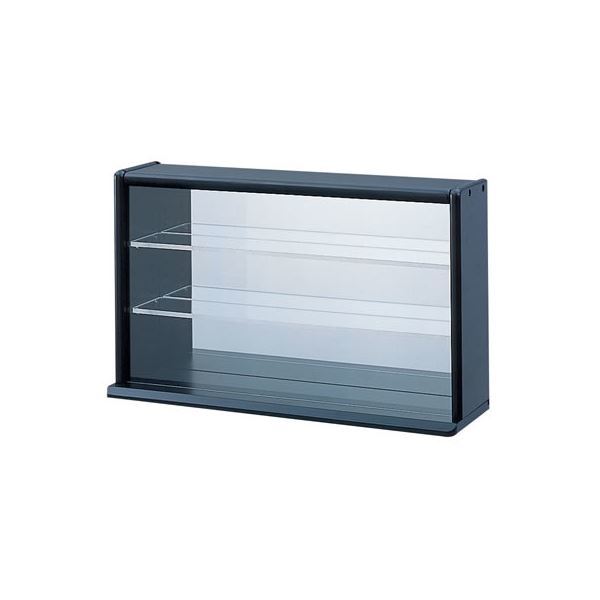 良質  （業務用セット） コレクションケース ミニワイド 透明アクリル棚板タイプ CCM-002D[x2] 事務用家具