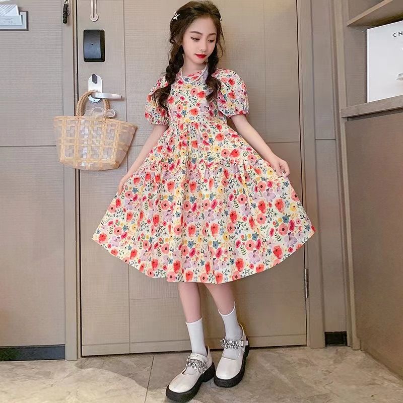 花柄スカート子供ドレスセット5春子供スウィートスカート セットベビー服 ベビー服 春 子供服 ベビー用品 ベビー服 女の子 子供ワンピース