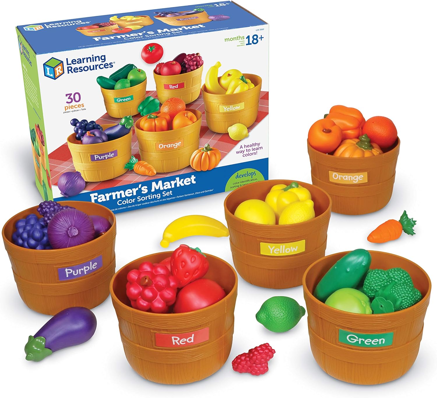 ラーニング リソーシーズ Farmer’s Market Color Sorting Set LER 3060 7,988円