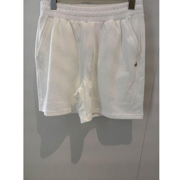 女性バックメッシュジョリー4.5部ルーズフィットショートパンツQR122OHP31 CRM