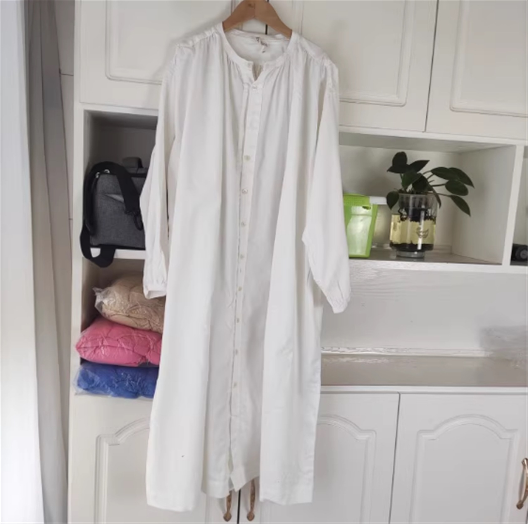 ワンピース Aラインワンピース ロング丈 長袖 ラウンドネック ポケット ゆったり 大人可愛い カジュアル 大人女子 ラフ 春 秋 無地 10代 20代 30代 40代 レディース ママ 学生 通学 7,123円