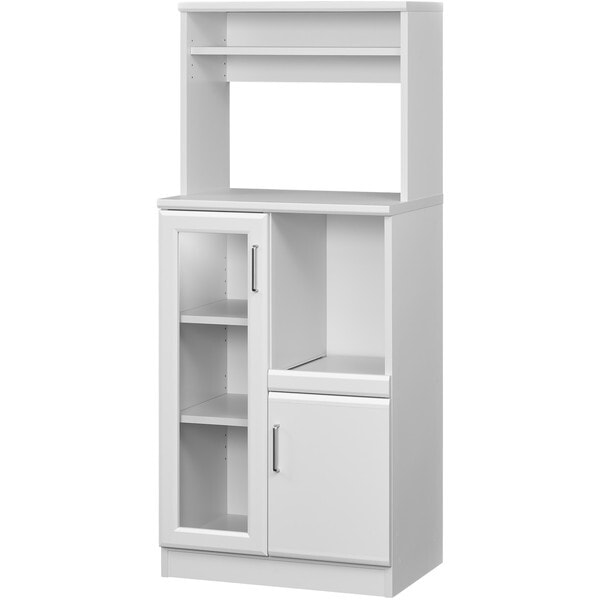 白井産業 BRM-1460SL WH ベアルモ レンジキャビネット メーカー直送