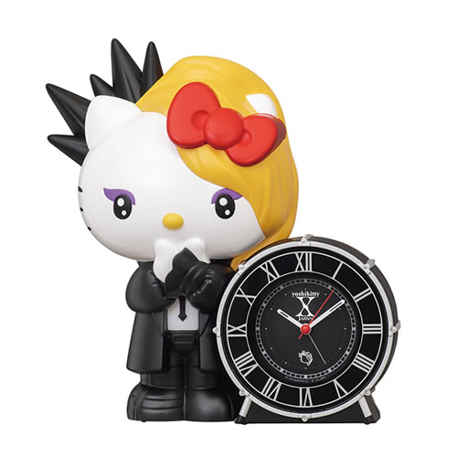 セイコー【X-JAPAN ヨシキ コラボ商品】クオーツ アナログ 目ざまし時計 yoshikitty JF385A【おしゃべりアラーム】 8,613円