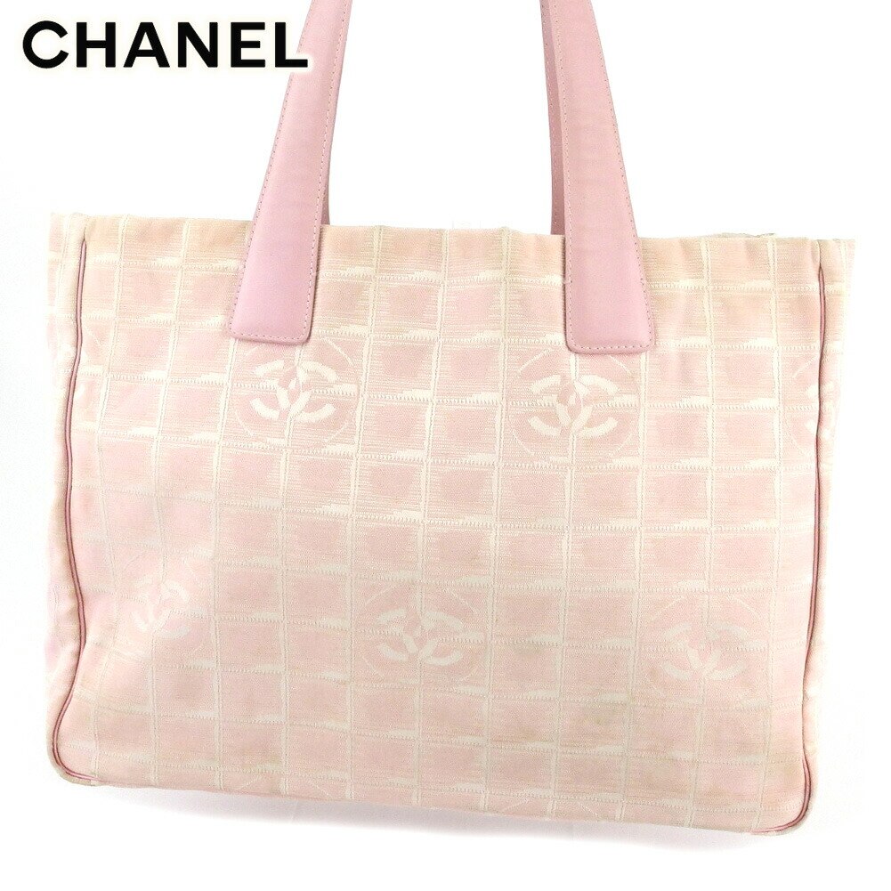 トートバッグ ショルダーバッグ ニュートラベルライン レディース トートMM ピンク ゴールド 中古