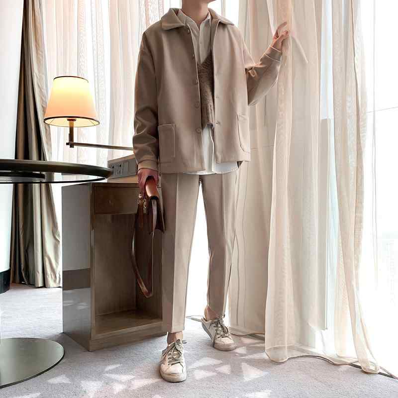 スーツ ジャケット パンツ メンズ おしゃれ スタイリッシュ ブレザー 春秋 高級感 カジュアル 大きいサイズ シングルブレスト スリムフィット 男性 5,784円