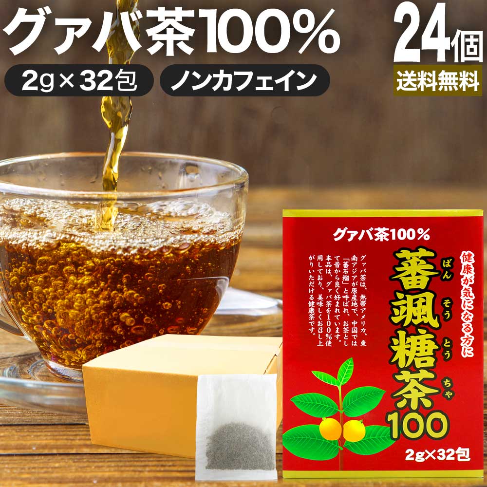 蕃颯糖茶100 2g*32包*24個 お茶パック ティーパック ティーバッグ お茶の葉 お茶ポット 茶葉 健康 茶 ダイエット ダイエットドリンク ダイエット食品