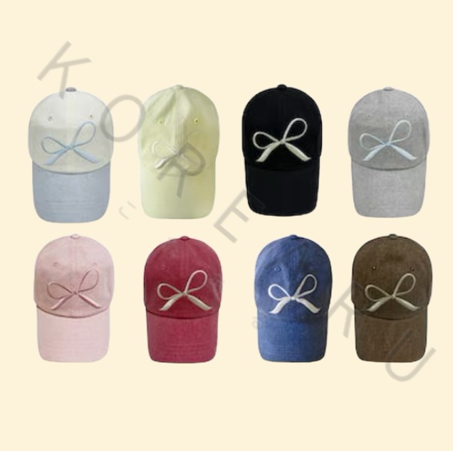 【全10色】ユーベージュ リボン ピグメント キャップ 小顔効果 帽子 ボールキャップ 深め カジュアル シンプル レディース 紫外線対策 大人気 プレゼントにもおすすめ