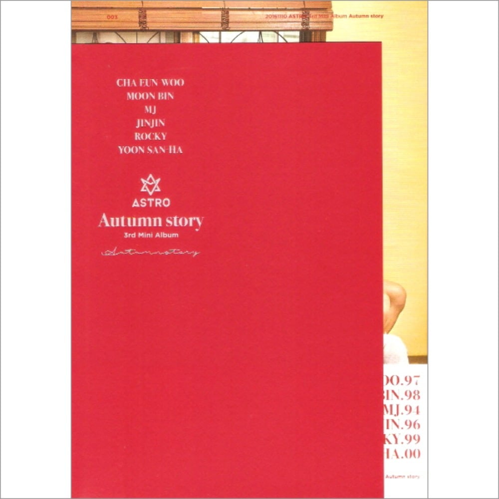 [未開封新品] (CD) アストロ - Autumn Story (3rd Mini Album) (Red Ver.)