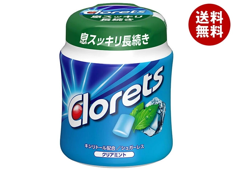 モンデリーズ・ジャパン クロレッツXP クリアミントボトルR(粒ガム) 140g×6個入×(2ケース)