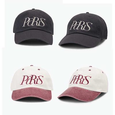 Nice Weather PARIS CAP 全2色/韓国 人気 キャップ Qoo10] NICE WEATHER ニュージーンズ着用 [NICE WEAT : バッグ・雑貨