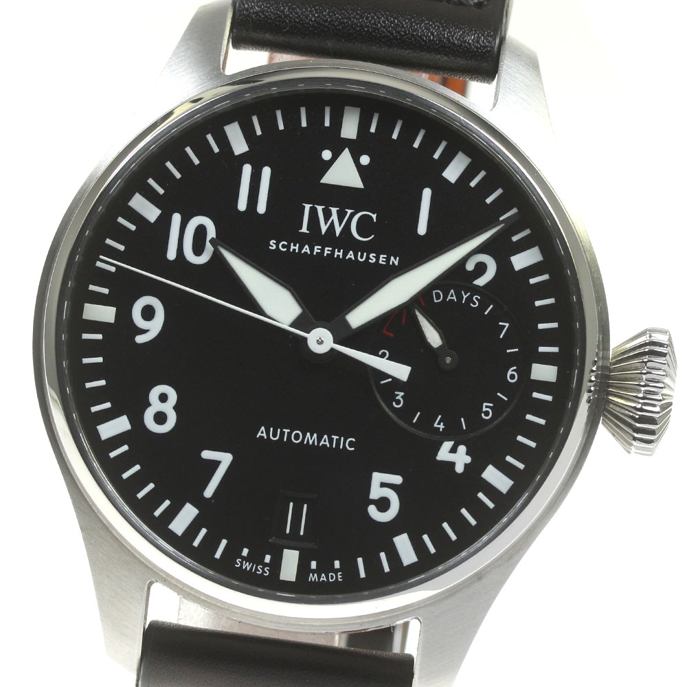 IWC IWC SCHAFFHAUSEN IW500912 ビッグ パイロットウォッチ 7DAYS 自動巻き メンズ 良品 保証書付き_832212【中古】