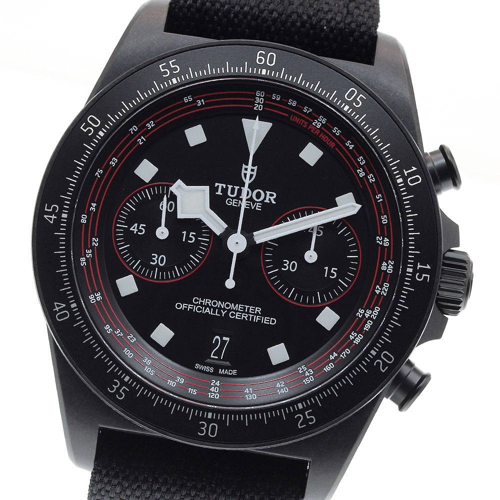 チュードル TUDOR 25827KN ペラゴス FXD クロノ サイクリング 自動巻き メンズ 極美品 箱・保証書付き_840198【中古】