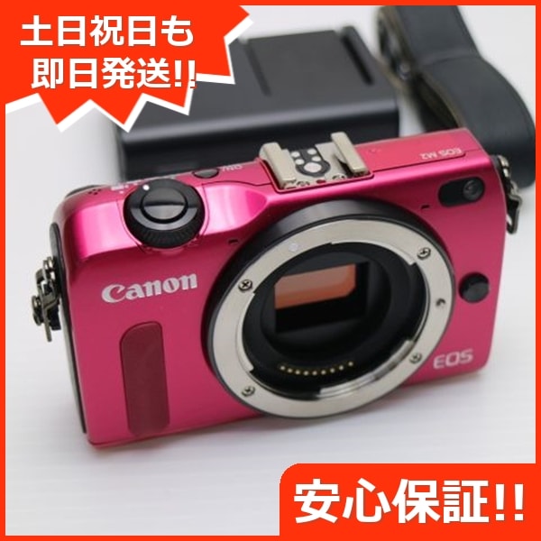新品同様 EOS M2 ボディ レッド ミラーレス一眼 Canon 157