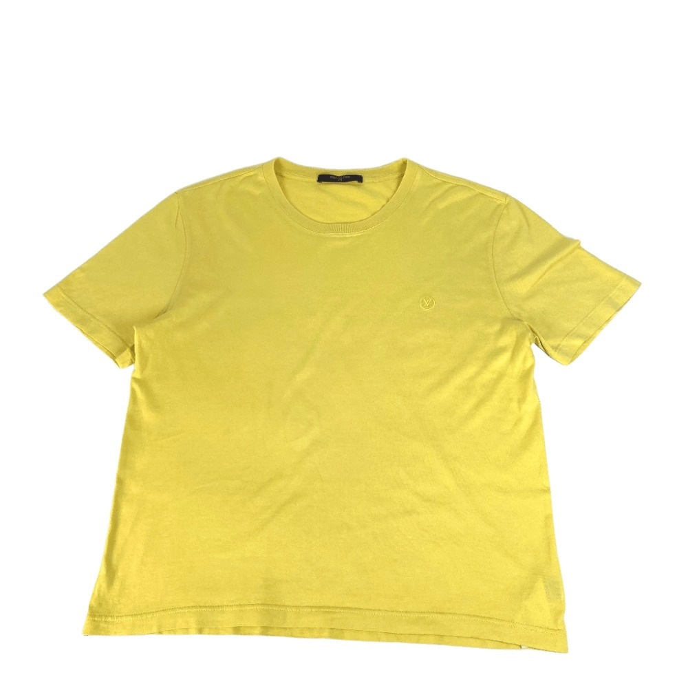半袖Ｔシャツ ロゴ LVサークル アパレル トップス Tシャツ コットン イエロー