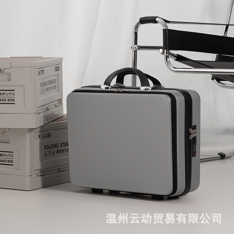 フロントオープン18インチポータブルパスワードボックス便利な小型スーツケース高価値の男性と女性の旅行搭乗収納大容量