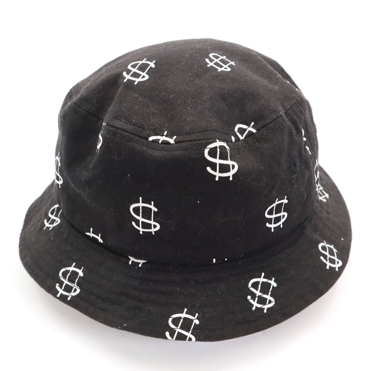 総プリント バケット ハット L ブラック レディース 古着 4,750円