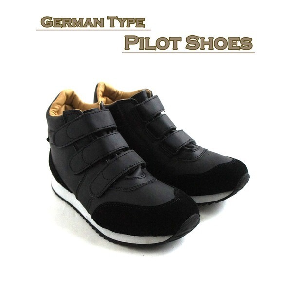 ドイツBWタイプ パイロットシューズ ベルクロ F S030YN 29.0cm [ レプリカ ]