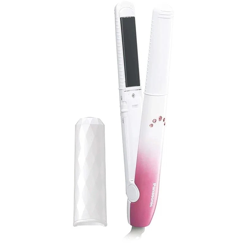 【即納】パナソニック ヘアアイロン カールストレート両用 海外対応 2Way ピンク調 EH-HV16-P